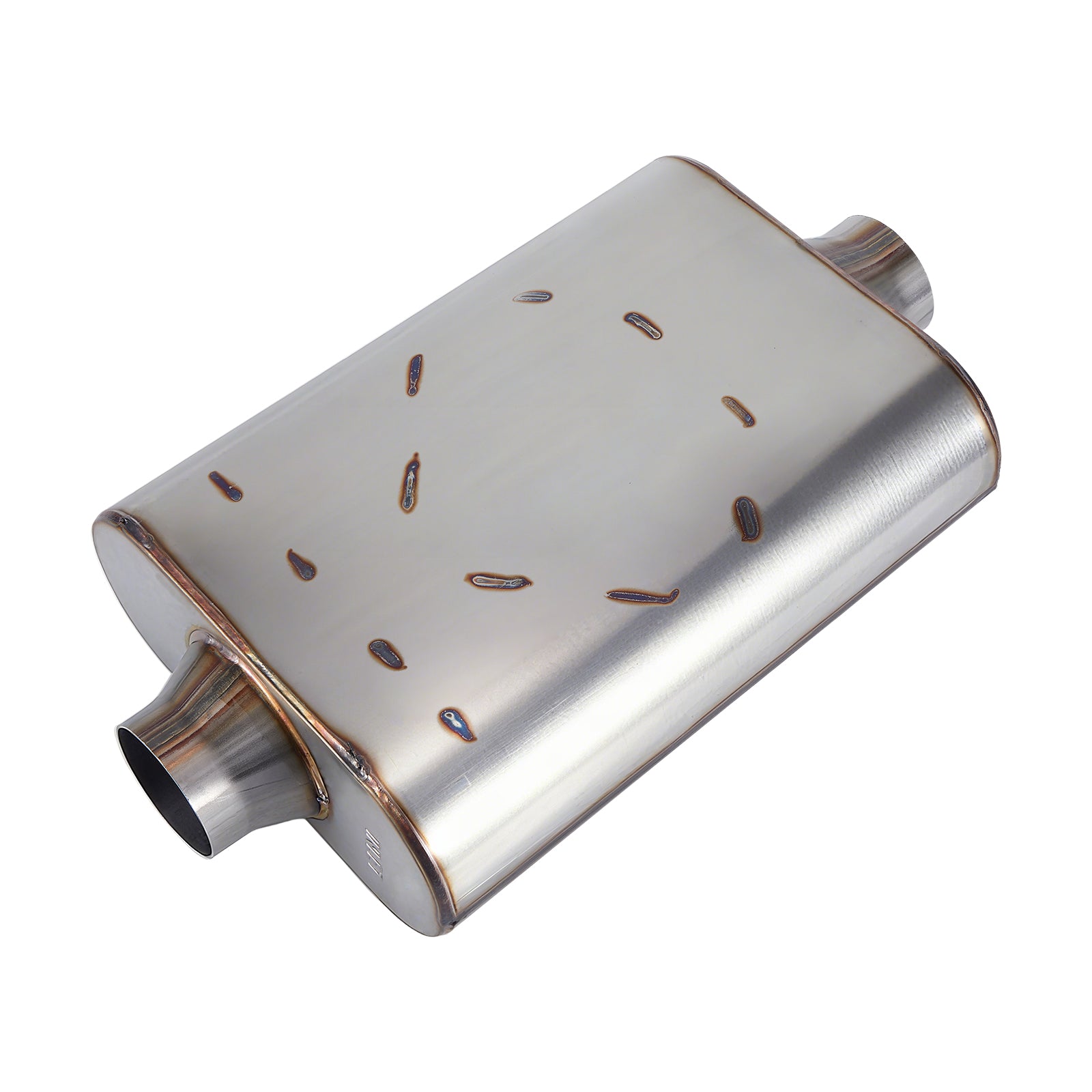 Chambered Performance Muffler – Standard Body, Center-In / Center-Out – 2.5", 3" – Stainless or Black (A Series)