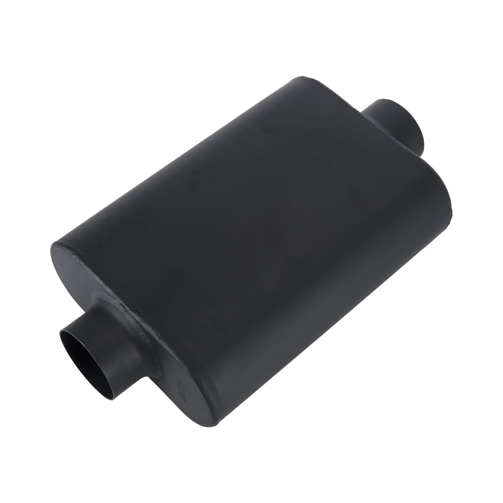 Chambered Performance Muffler – Standard Body, Center-In / Center-Out – 2.5", 3" – Stainless or Black (A Series)