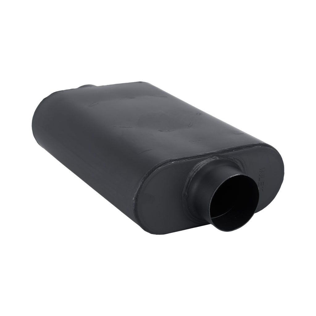 Chambered Performance Muffler – Standard Body, Center-In / Center-Out – 2.5", 3" – Stainless or Black (A Series)