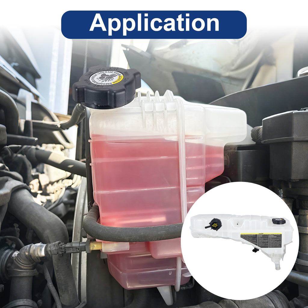 Heavy-Duty Coolant Surge Tank for Kenworth T600 / T660 / T800 / W900 & Peterbilt 330-389 Semi Trucks – Fits 2008+ (PL-5403-ET2)