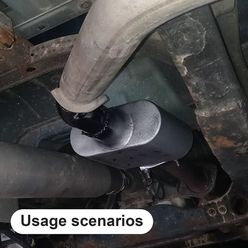Stainless Chambered Performance Muffler – Compact Body, Single-In / DUAL-Outlet (PL-133D225-A8)