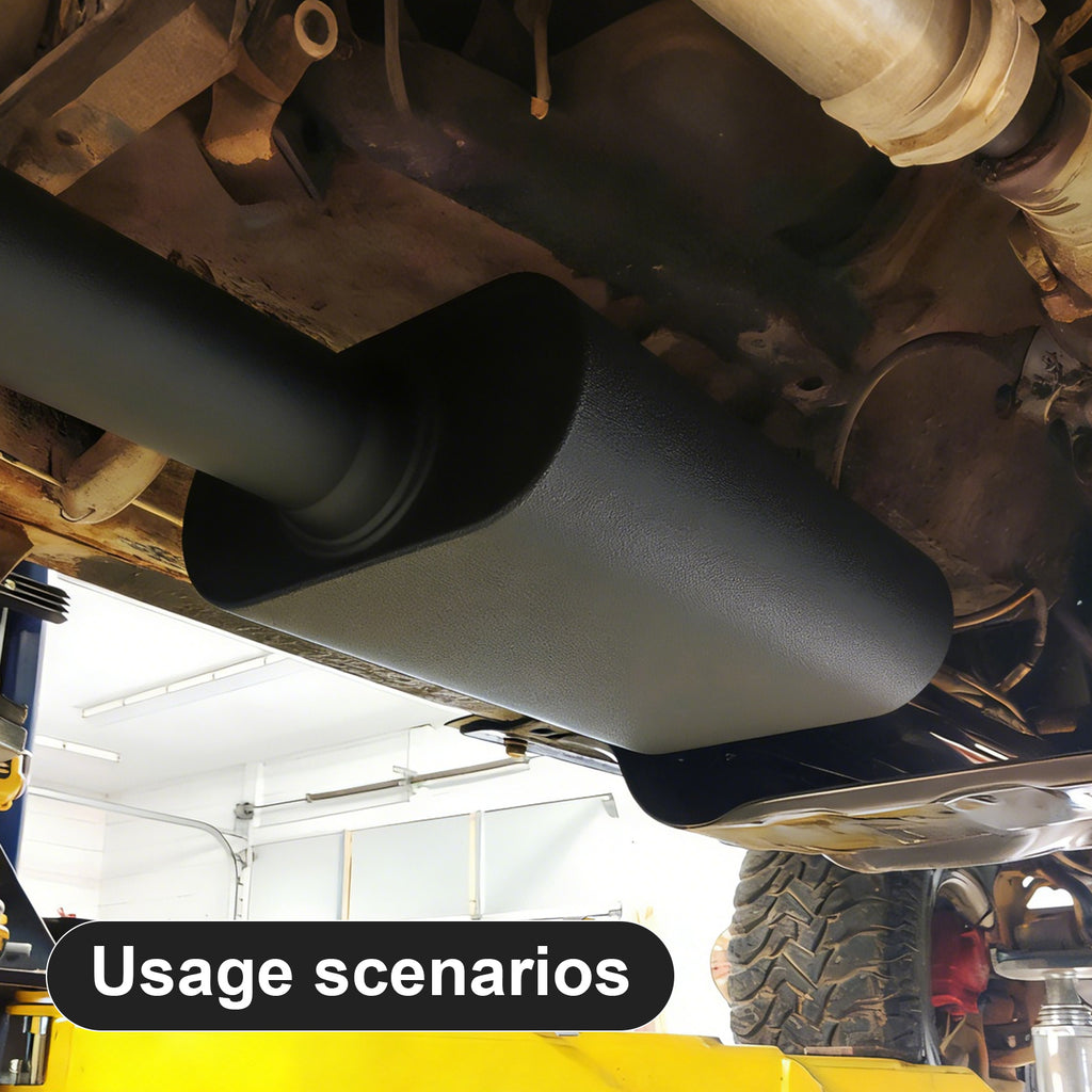 Chambered Performance Muffler – Standard Body, Center-In / Center-Out – 2.5", 3" – Stainless or Black (A Series)