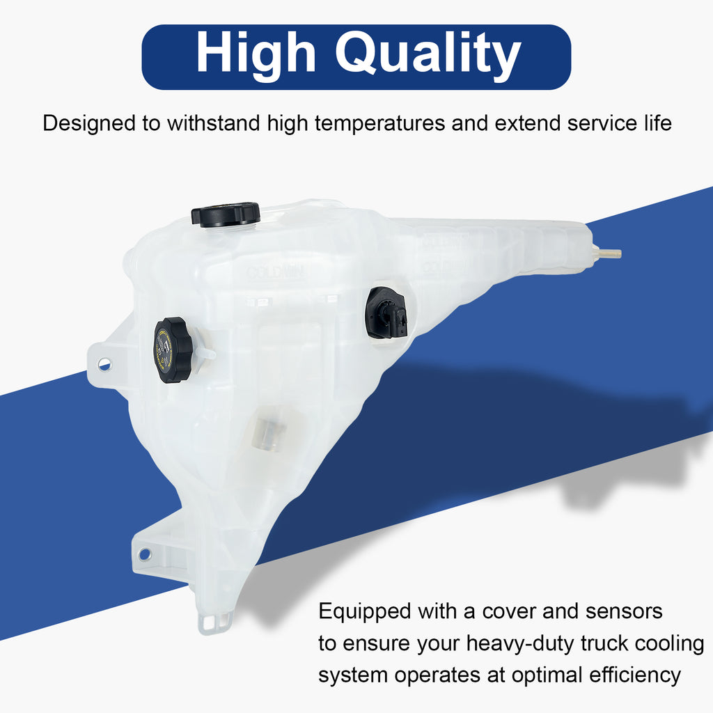 Heavy-Duty Coolant Surge Tank for Freightliner Columbia / M2 / Century & Sterling Semi Trucks – Replaces A05-25263 Series (PL-5203-ET1)