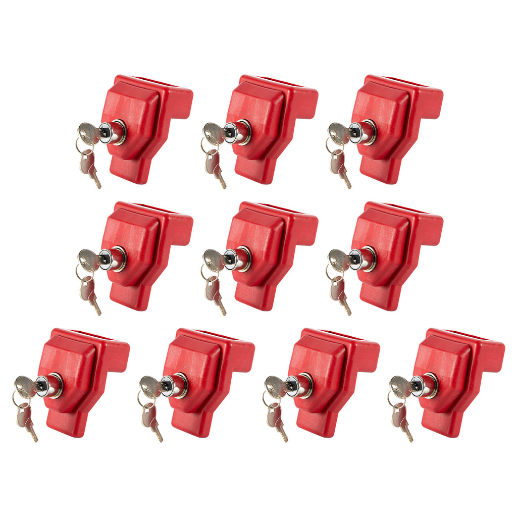 Red Container / Gladhand Padlock with Key