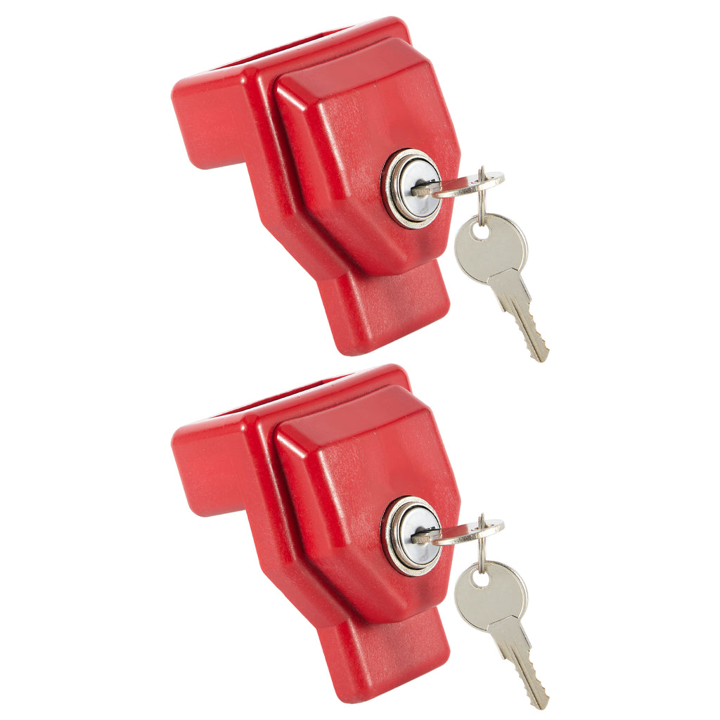 Red Container / Gladhand Padlock with Key
