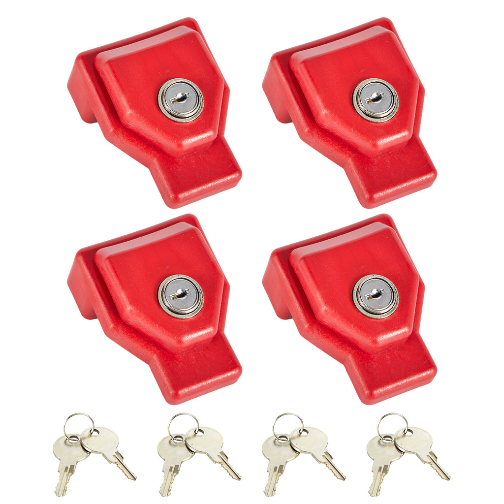Red Container / Gladhand Padlock with Key