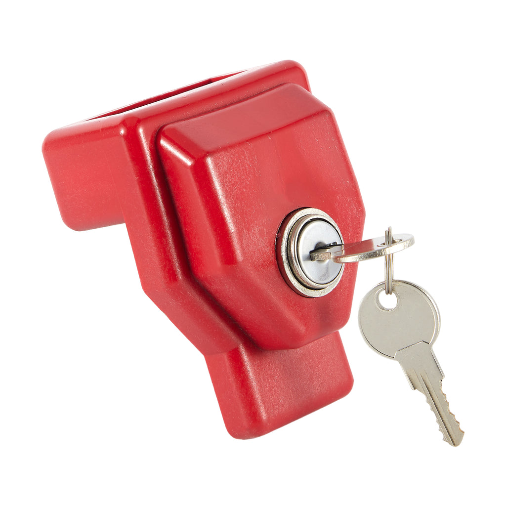 Red Container / Gladhand Padlock with Key