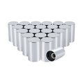 Chrome Smooth-Cylinder Screw-On Lug Nut Covers – 33 mm – 20 / 40 / 60 Pack (HBC05)