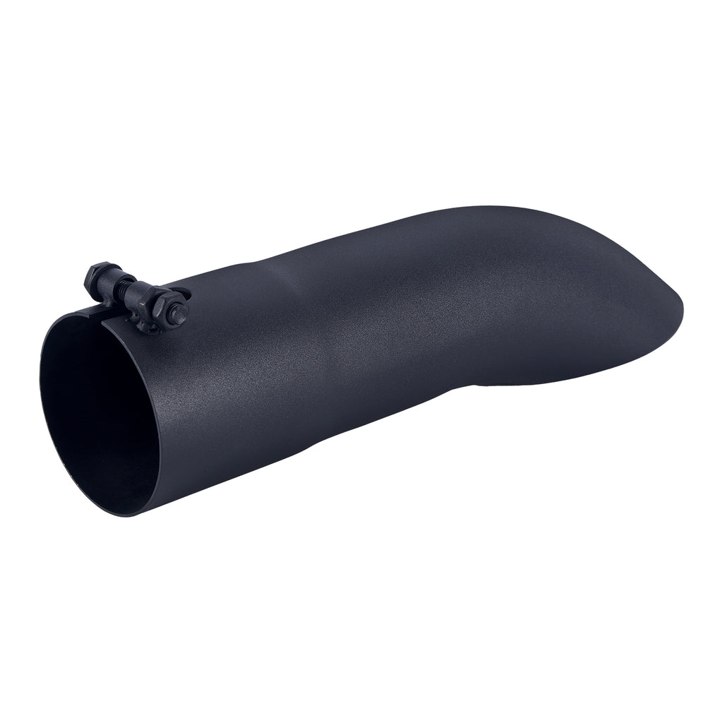 Chrome Turn-Down Exhaust Tip – 12" – 2.5", 3", 3.5", 4" – Stainless or Black