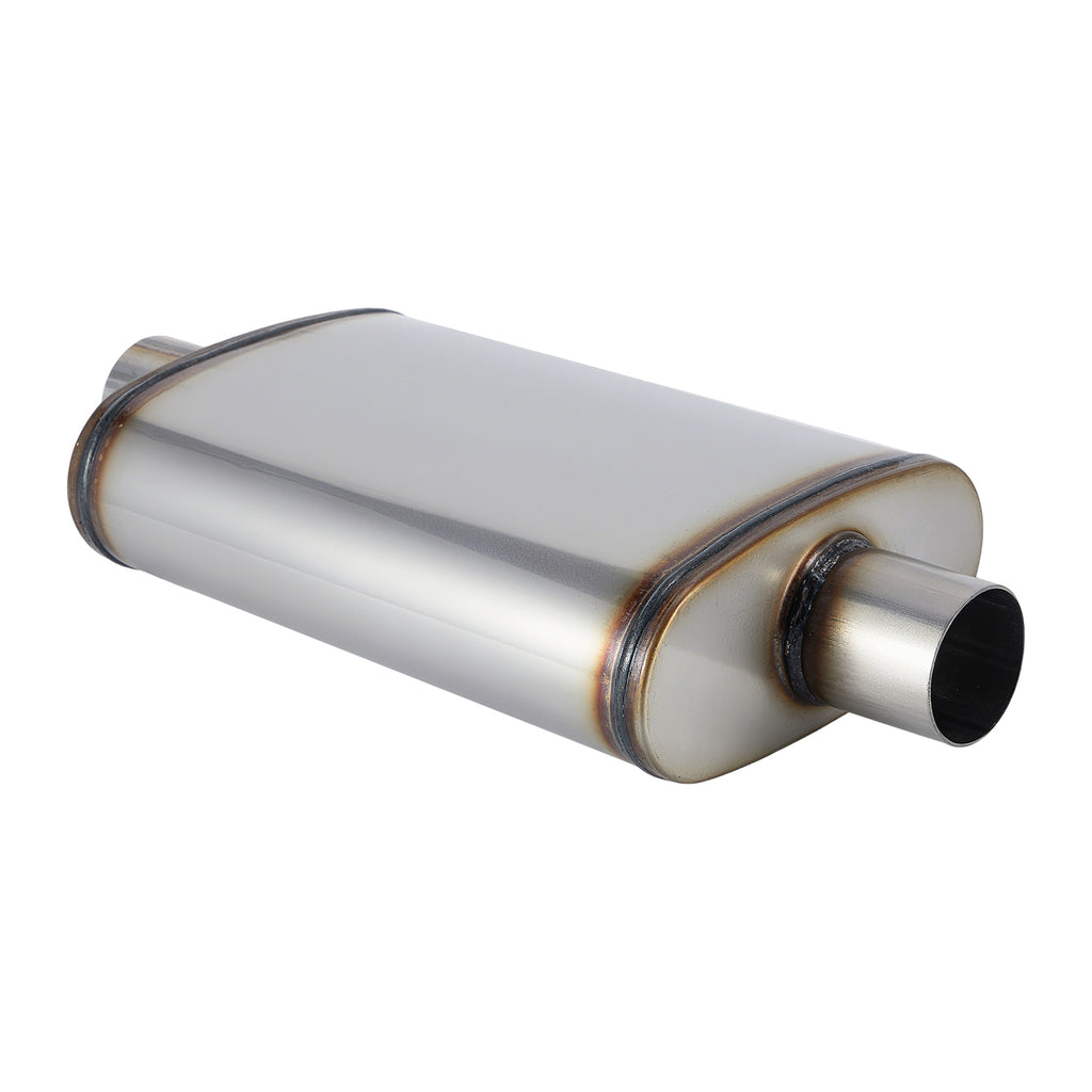 Chambered Performance Muffler – Center-In / Center-Out – 2", 2.25", 2.5", 3" (C Series)