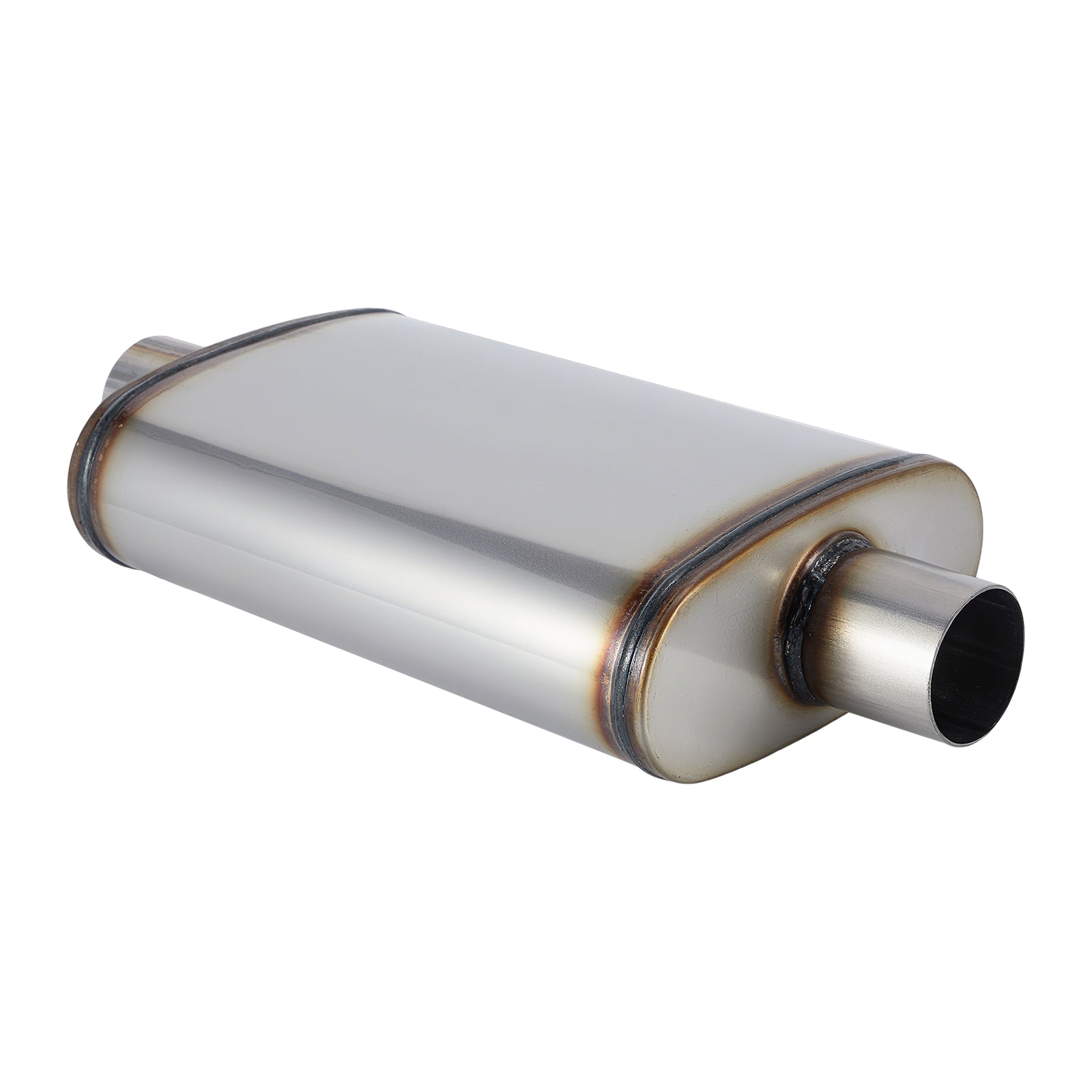 Chambered Performance Muffler – Center-In / Center-Out – 2", 2.25", 2.5", 3" (C Series)
