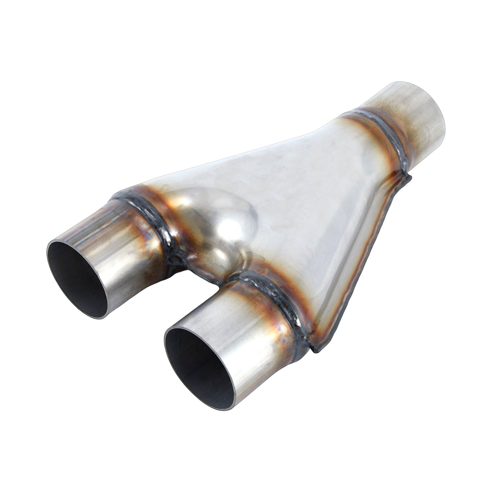 Stainless Y-Pipe Splitter – Single-In / Dual-Out – 12 Inlet→Outlet Configurations