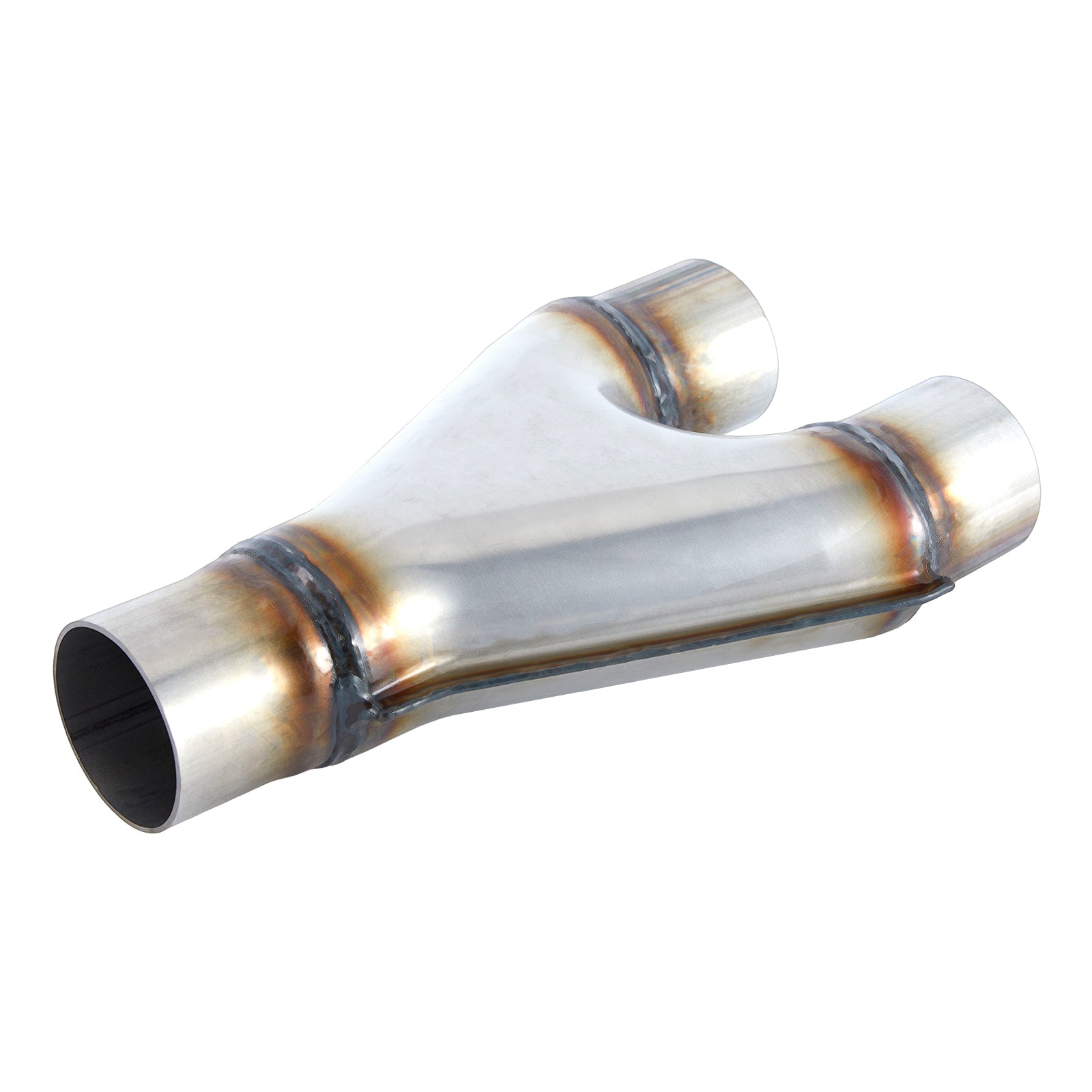 Stainless Y-Pipe Splitter – Single-In / Dual-Out – 12 Inlet→Outlet Configurations