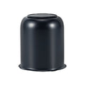 Matte Black Push-On Axle Nut Cover – Squat Dome – 3.62" × 3.19" (LT7 BK)