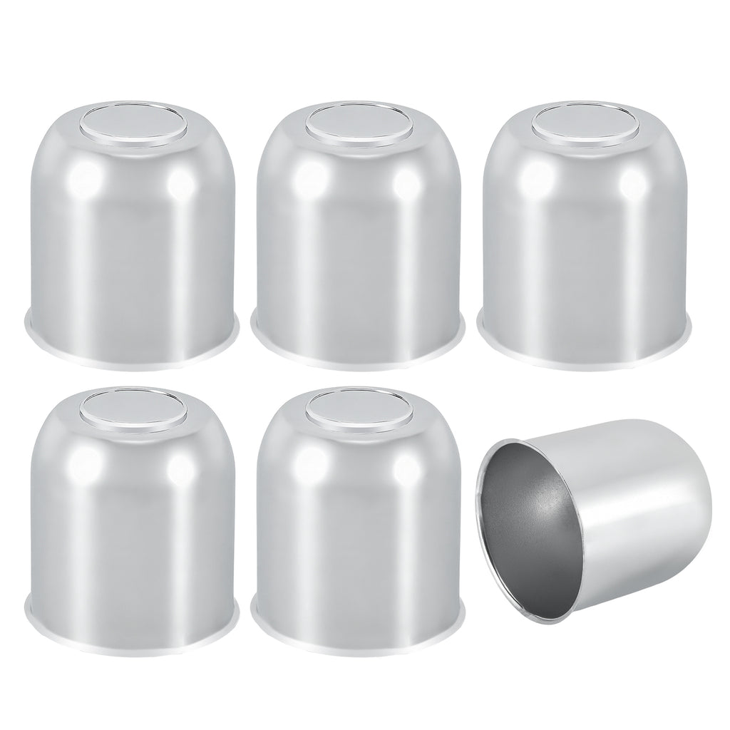 Push-On Axle Nut Cover – Dome Cylinder – 4.29" × 4.25" – Stainless or Black (LT8)