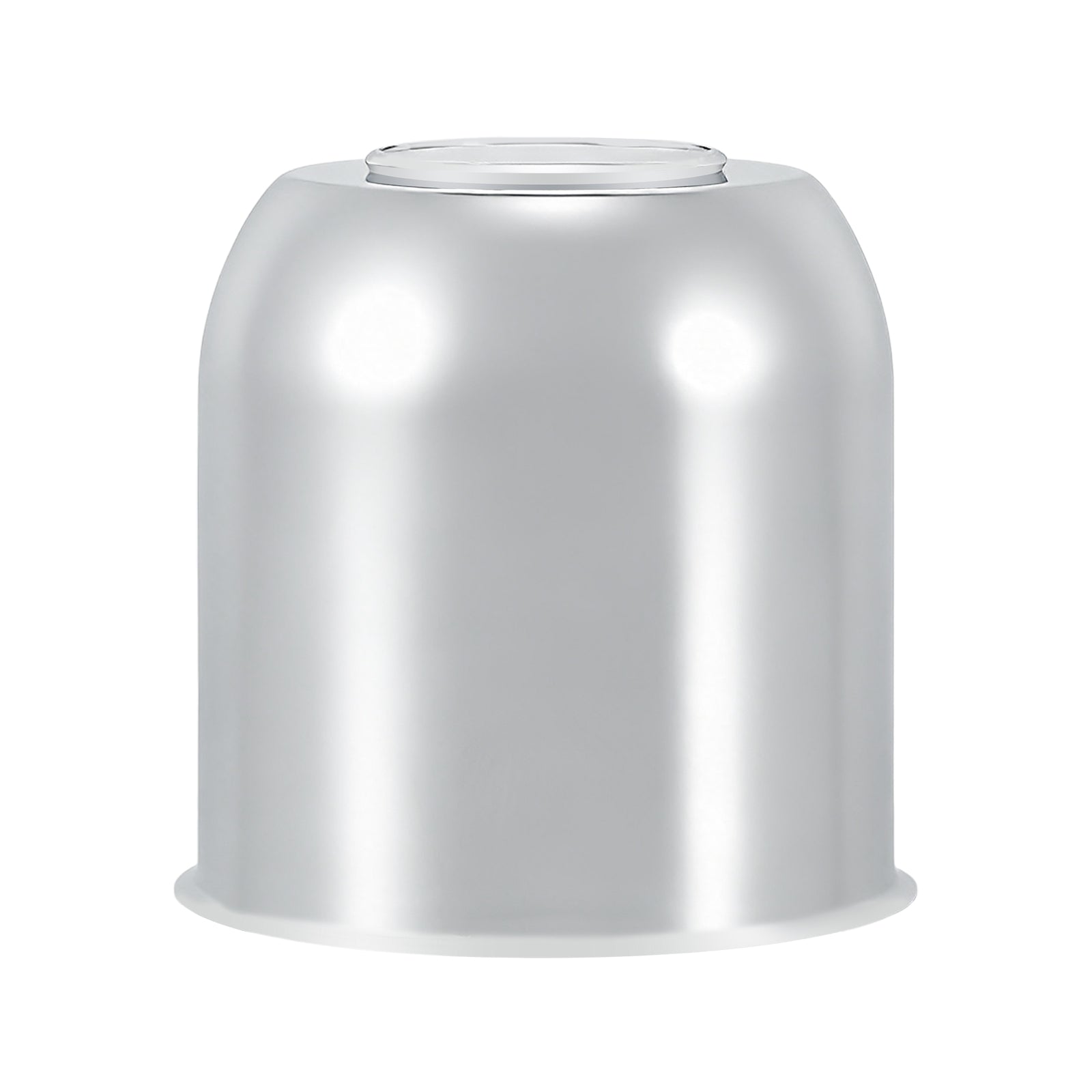 Push-On Axle Nut Cover – Dome Cylinder – 4.29" × 4.25" – Stainless or Black (LT8)