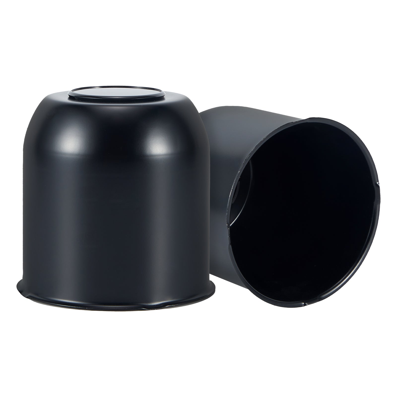 Push-On Axle Nut Cover – Dome Cylinder – 4.29" × 4.25" – Stainless or Black (LT8)
