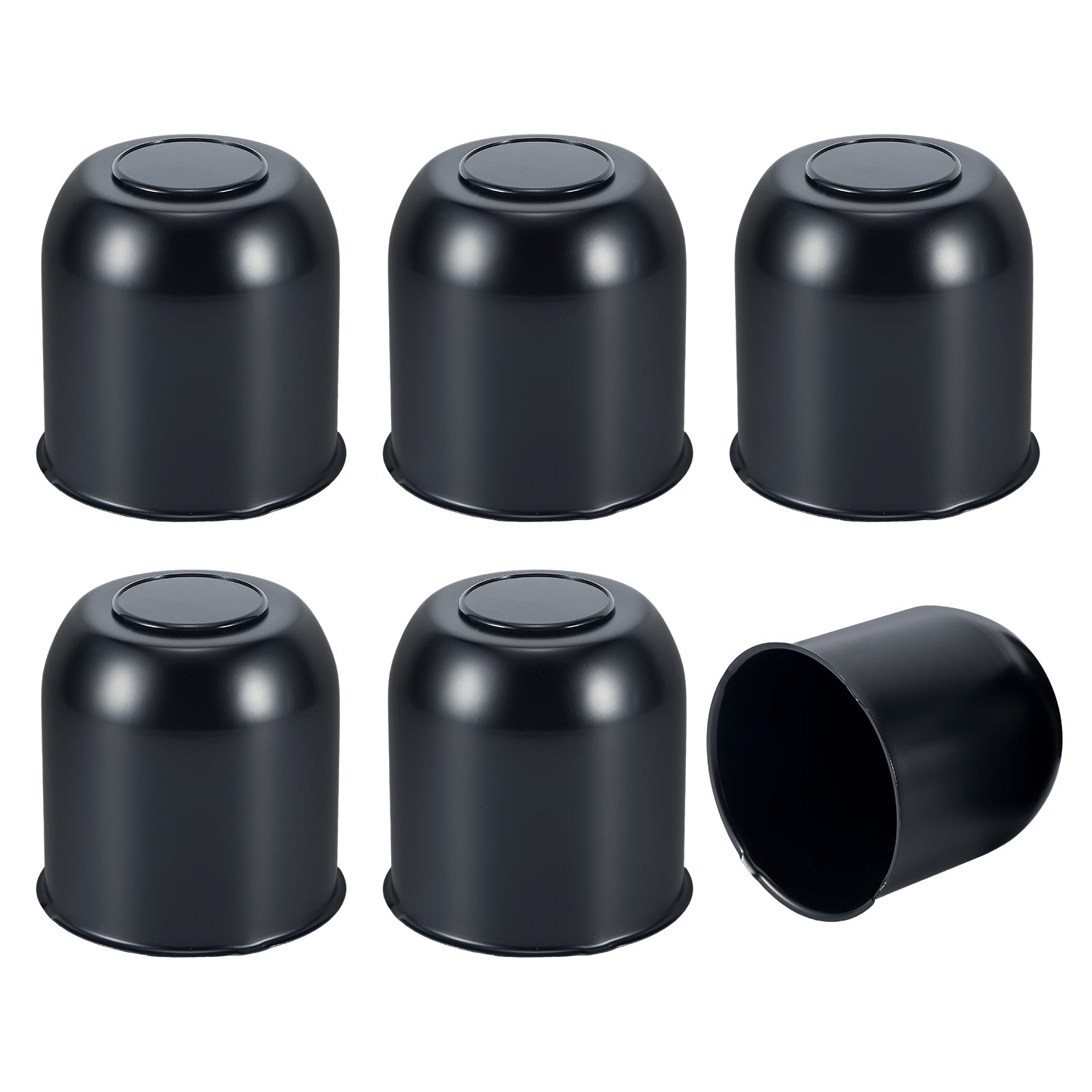 Push-On Axle Nut Cover – Dome Cylinder – 4.29" × 4.25" – Stainless or Black (LT8)