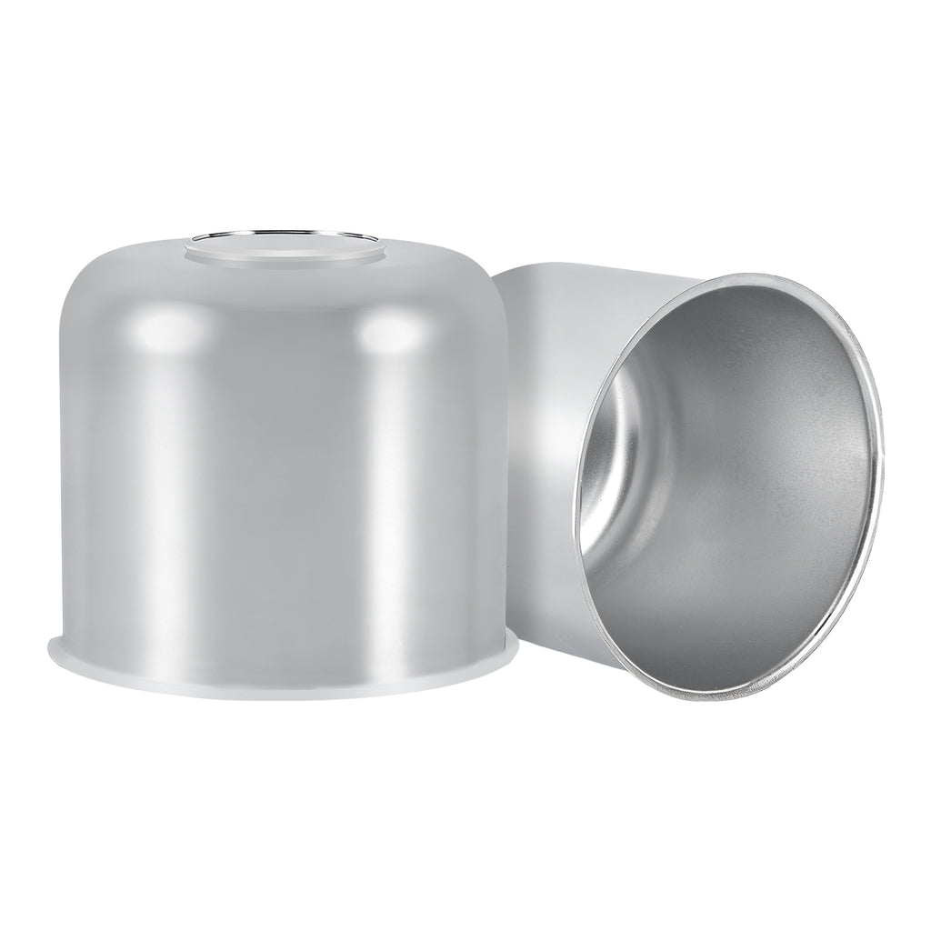 Chrome Push-On Axle Nut Cover – Tall Dome Cylinder – 4.33" × 4.88" (LT9)