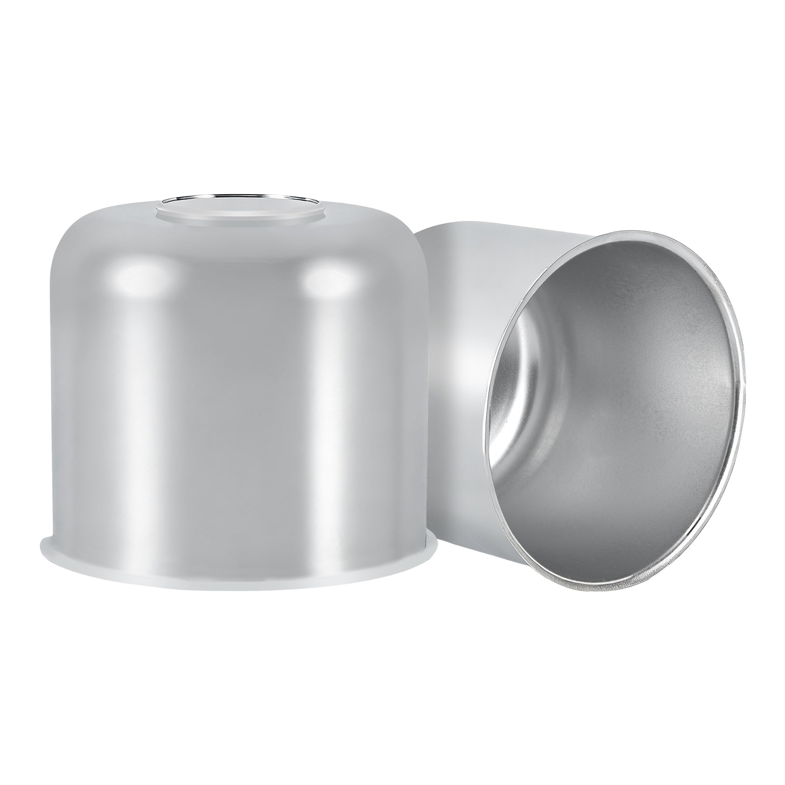 Chrome Push-On Axle Nut Cover – Tall Dome Cylinder – 4.33" × 4.88" (LT9)