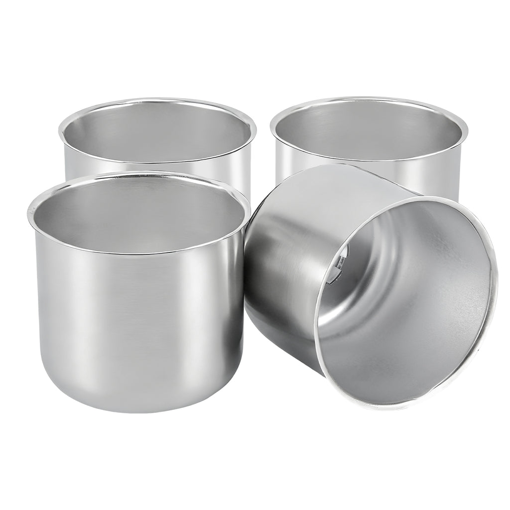 Chrome Push-On Axle Nut Cover – Tall Dome Cylinder – 4.33" × 4.88" (LT9)