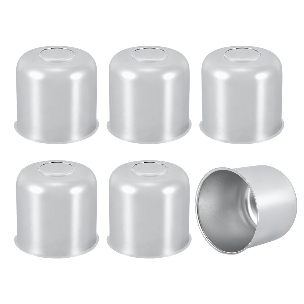Chrome Push-On Axle Nut Cover – Tall Dome Cylinder – 4.33" × 4.88" (LT9)
