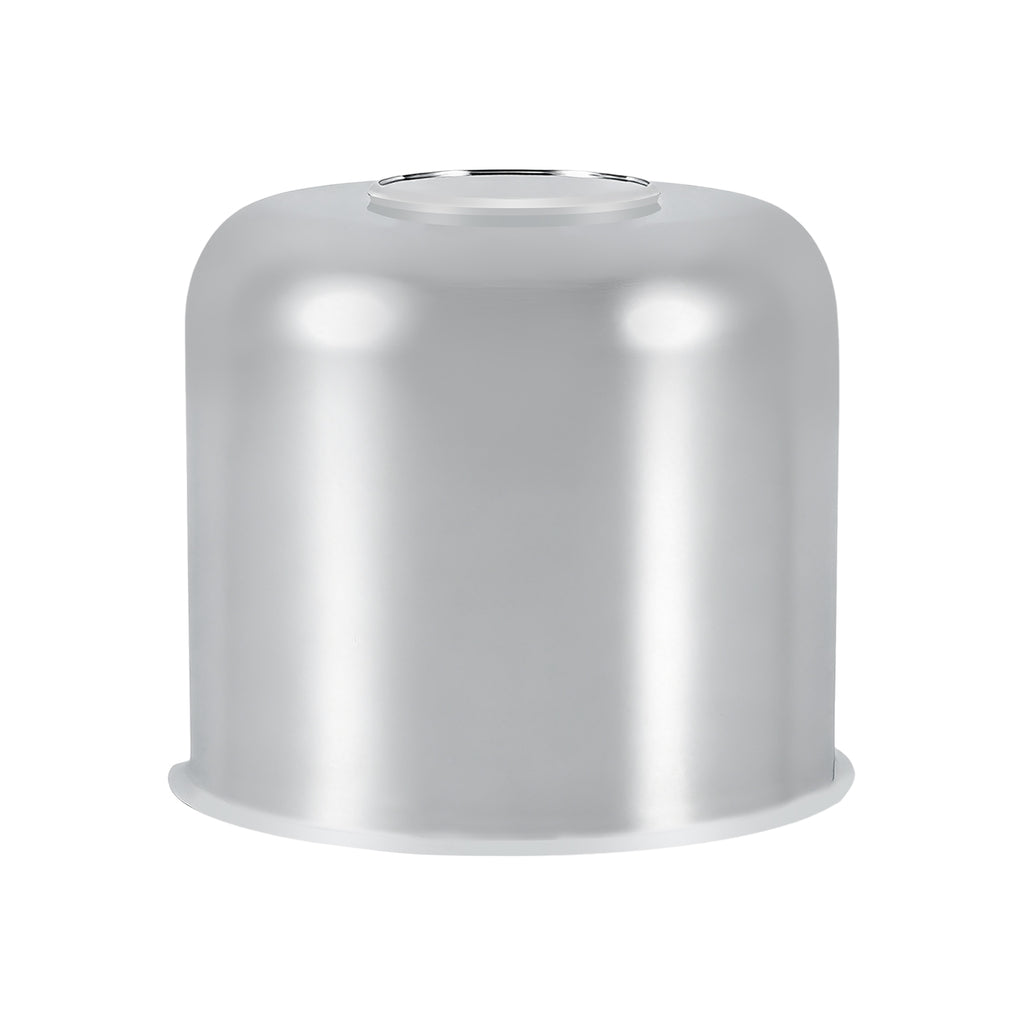 Chrome Push-On Axle Nut Cover – Tall Dome Cylinder – 4.33" × 4.88" (LT9)