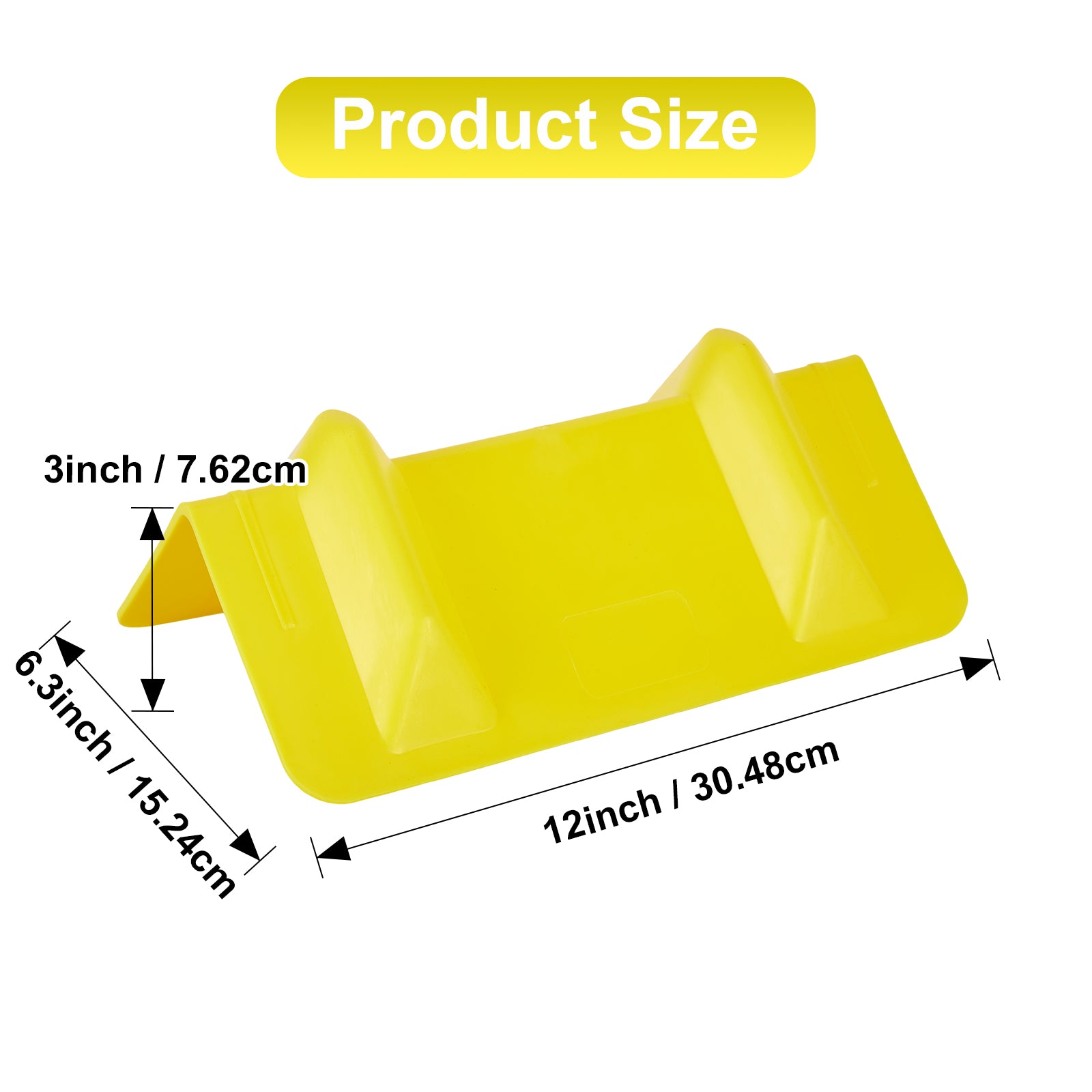 Rigid Deep-V Corner Protector — 10-Pack with Mesh Bag — Orange / Yellow / Red (PL-CP12)