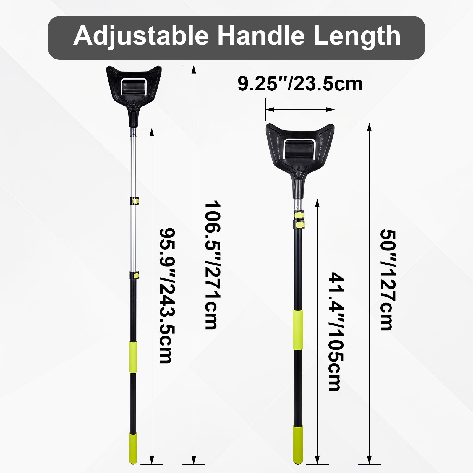 Telescoping Install Pole for Corner Protectors — Black / Green (PL-CPH01)