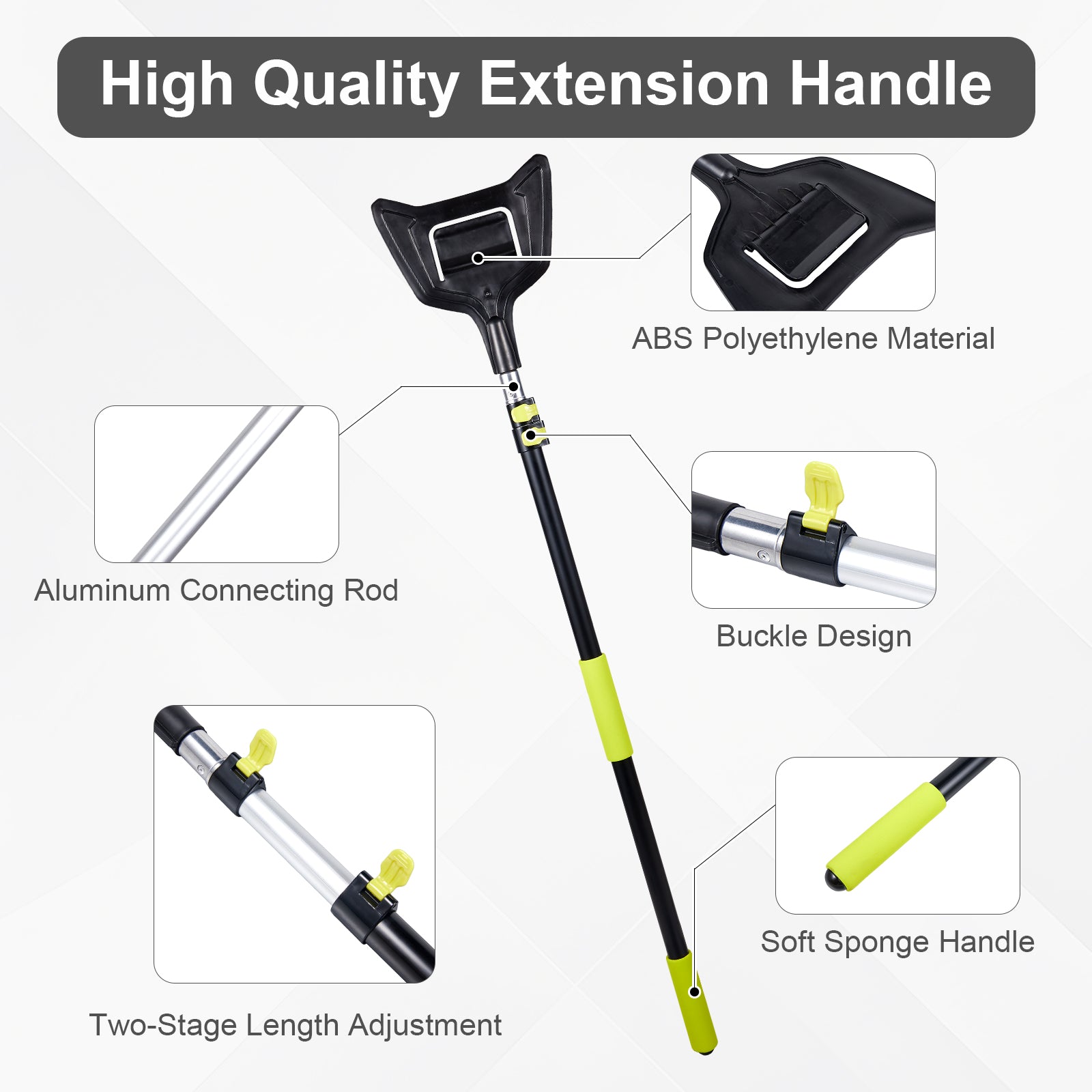 Telescoping Install Pole for Corner Protectors — Black / Green (PL-CPH01)