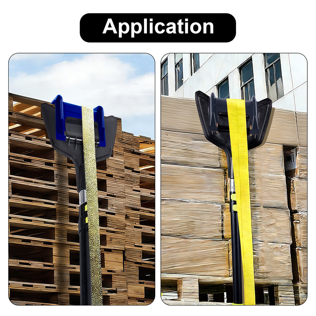 Corner Protector Kit with Telescoping Install Pole — 15 Corners + Mesh Bag + Pole — Yellow / Blue / Black / Orange / Red (PL-CPH01+SL-CA446)