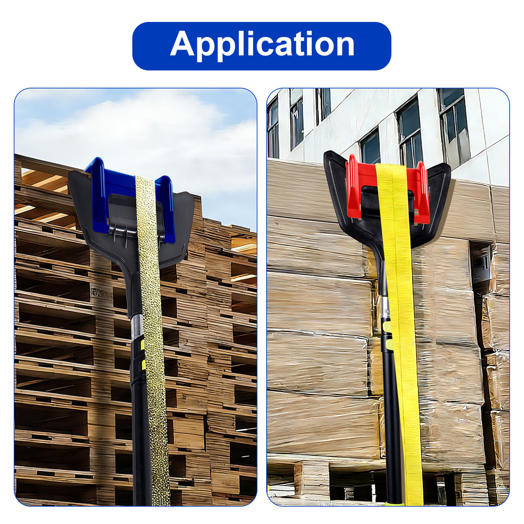 Corner Protector Kit with Telescoping Install Pole — 15 Corners + Mesh Bag + Pole — Yellow / Blue / Black / Orange / Red (PL-CPH01+SL-CA446)