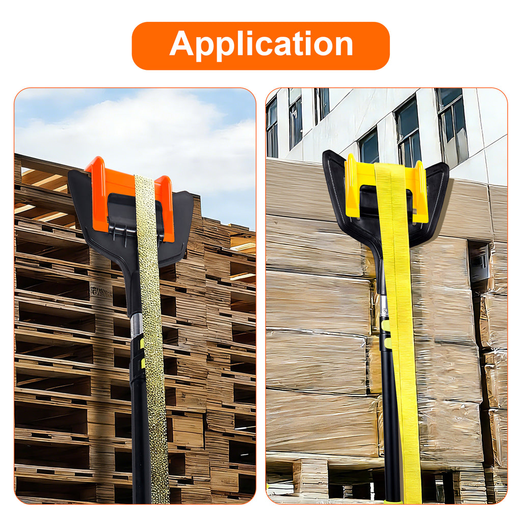 Corner Protector Kit with Telescoping Install Pole — 15 Corners + Mesh Bag + Pole — Yellow / Blue / Black / Orange / Red (PL-CPH01+SL-CA446)