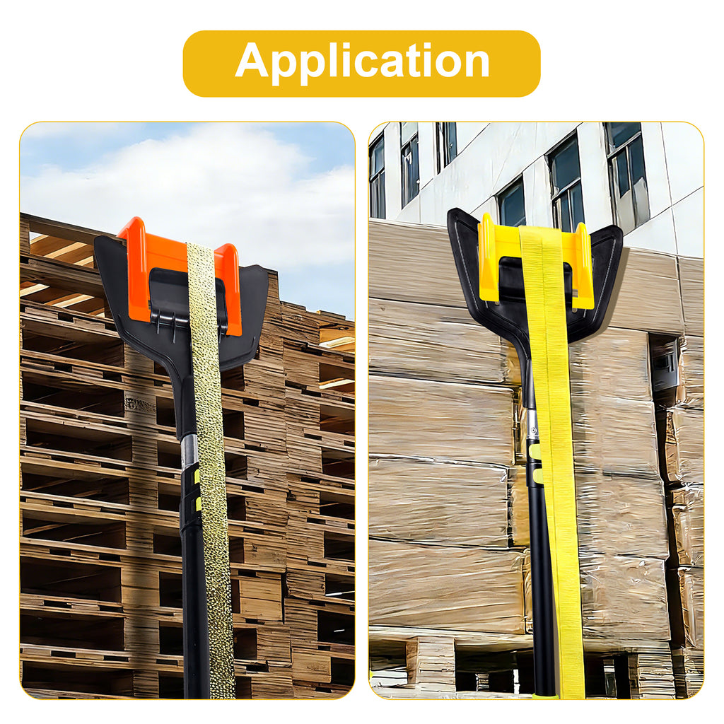 Corner Protector Kit with Telescoping Install Pole — 15 Corners + Mesh Bag + Pole — Yellow / Blue / Black / Orange / Red (PL-CPH01+SL-CA446)