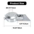 Chrome Truck Exhaust Rain Cap – Spring-Hinge – 4", 5", 6" Diameters