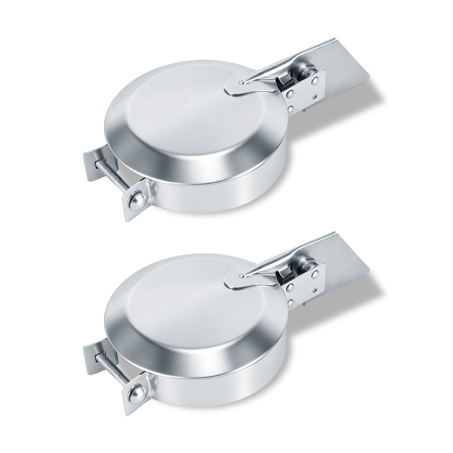 Chrome Truck Exhaust Rain Cap – Spring-Hinge – 4", 5", 6" Diameters