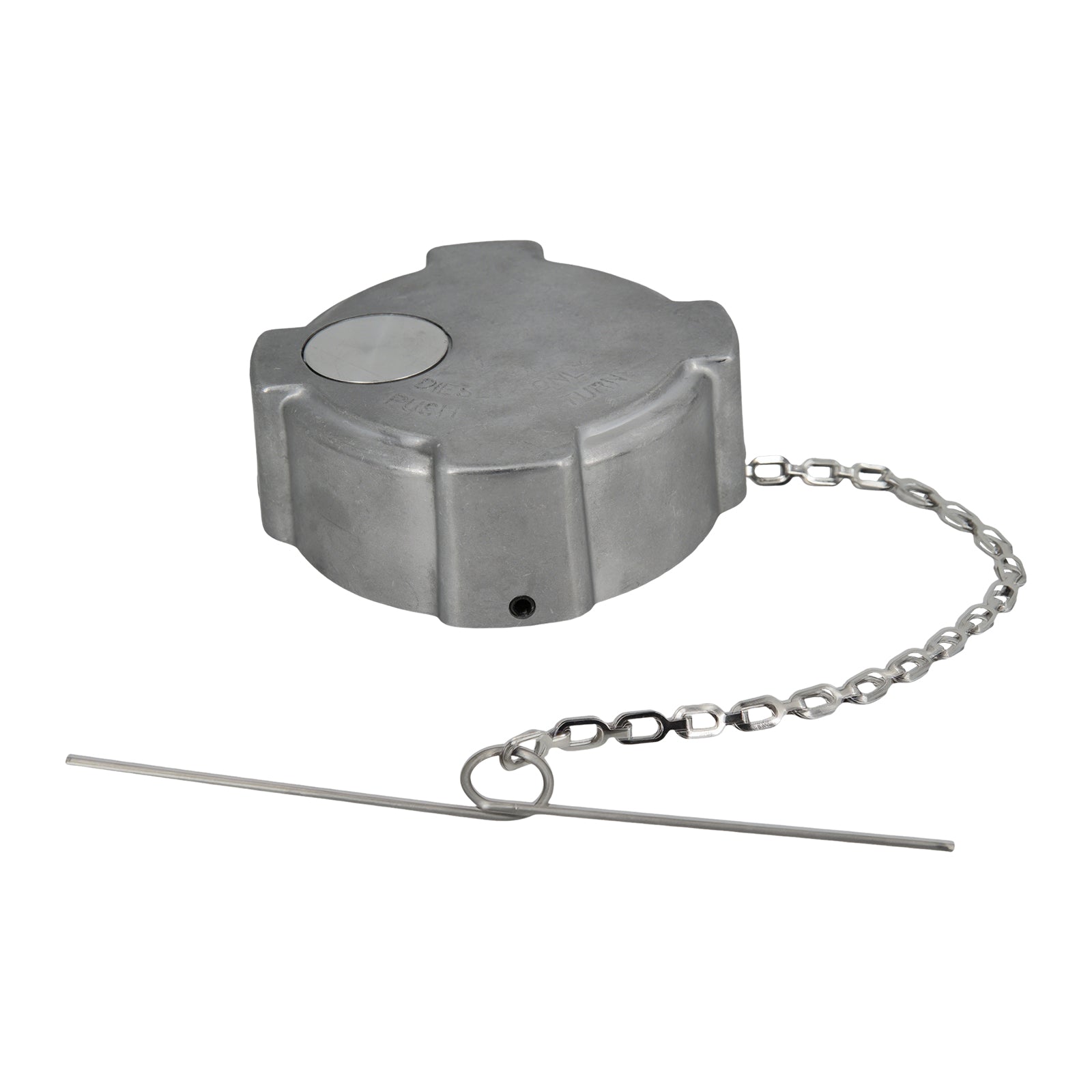 Fuel Tank Cap — Chrome Bolted-Center Design (PL-L2A)