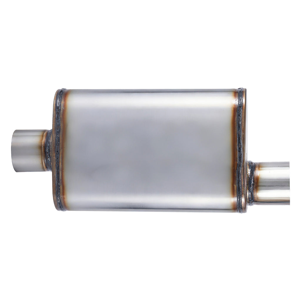 Chambered Performance Muffler – Offset-In / Offset-Out (Same Side) – 2", 2.25", 2.5", 3" (C Series)