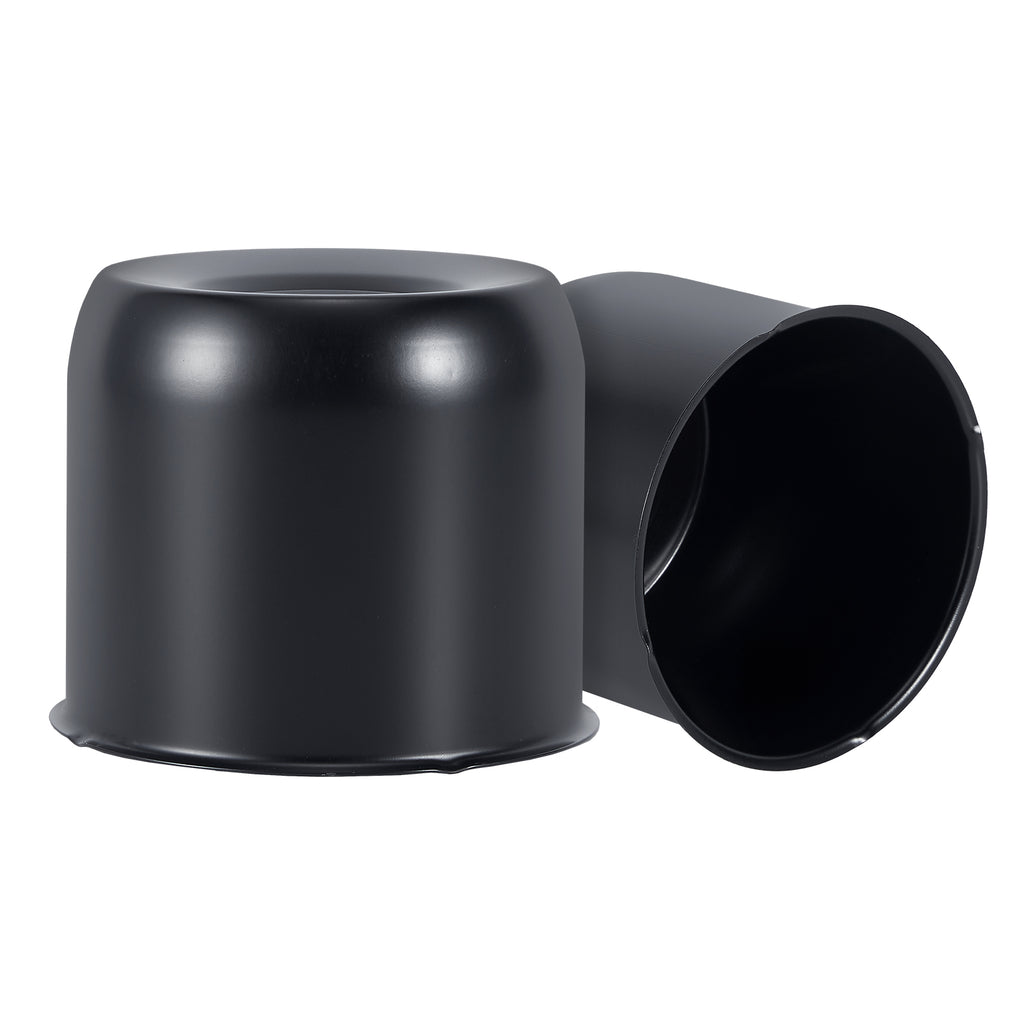 Push-On Axle Nut Cover – Dome Cylinder – 3.66" × 4.25" – Stainless or Black (LT4)