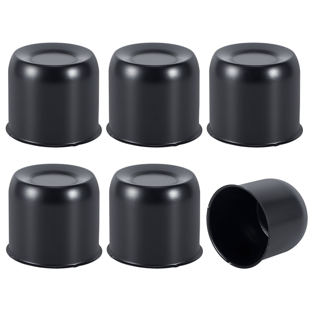 Push-On Axle Nut Cover – Dome Cylinder – 3.66" × 4.25" – Stainless or Black (LT4)