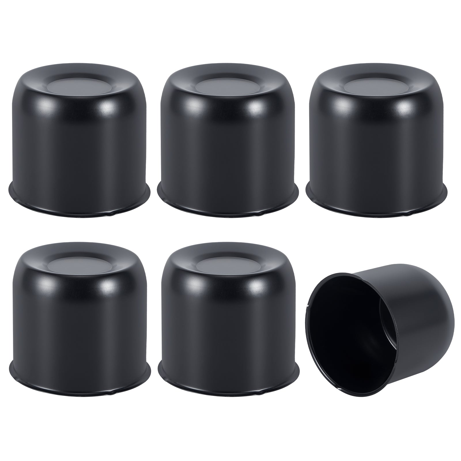 Push-On Axle Nut Cover – Dome Cylinder – 3.66" × 4.25" – Stainless or Black (LT4)