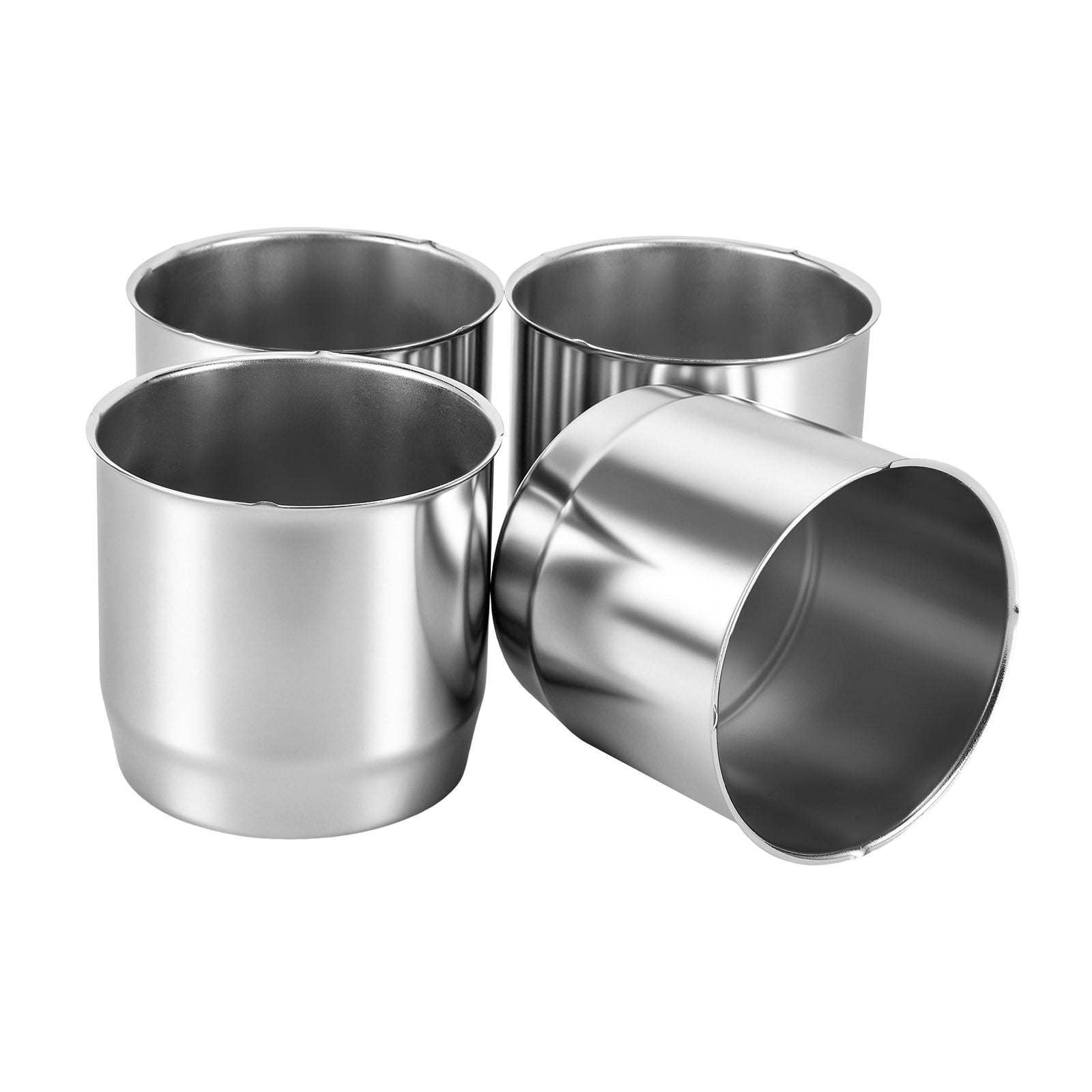 Chrome Push-On Axle Nut Cover – Large Dome Cylinder – 5" × 5.15" (LT6)