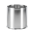Chrome Push-On Axle Nut Cover – Rounded-Top Cylinder – 4.33" × 4.25" (LT2)