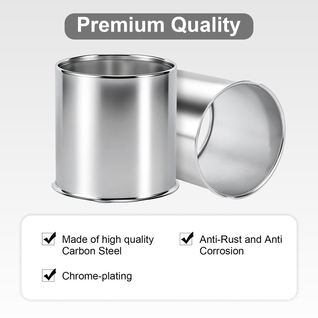 Chrome Push-On Axle Nut Cover – Rounded-Top Cylinder – 4.33" × 4.25" (LT2)