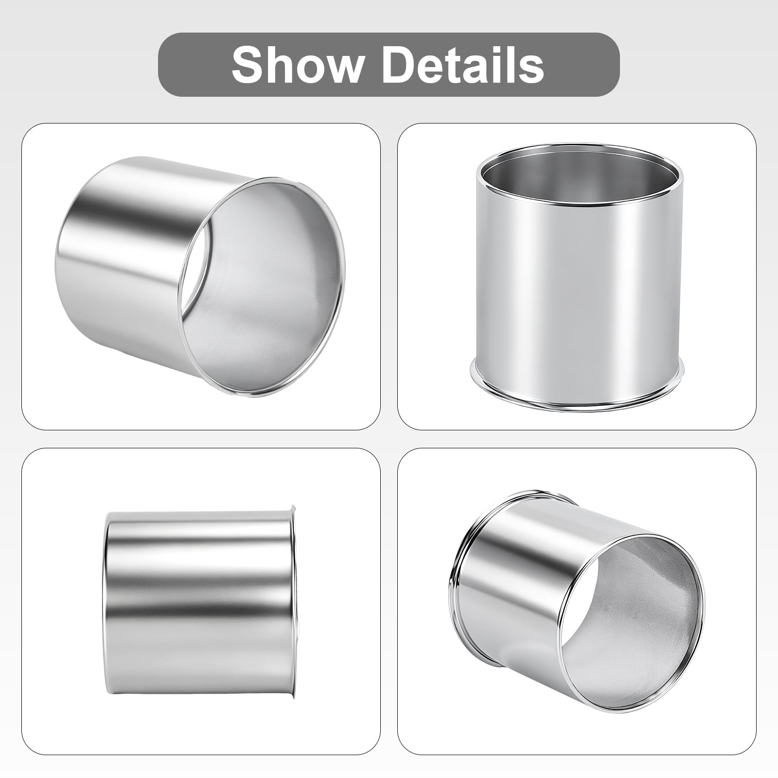 Chrome Push-On Axle Nut Cover – Rounded-Top Cylinder – 4.33" × 4.25" (LT2)