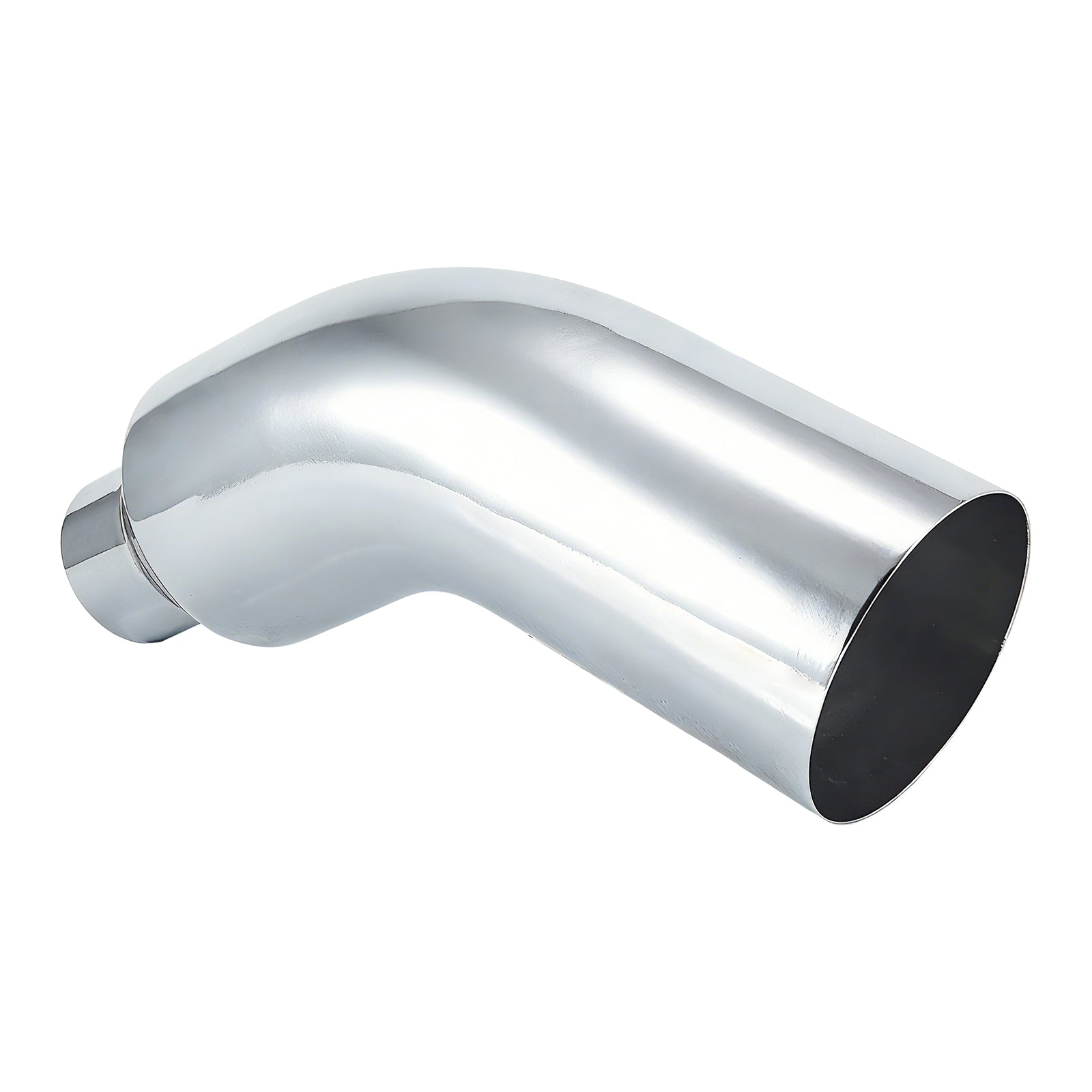 Chrome Bent Exhaust Adapter Tip – 4" Inlet – 5", 6", 7" Outlet