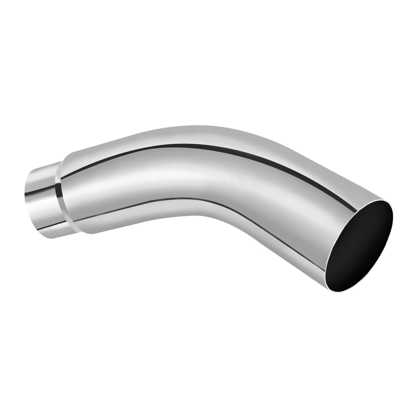 Chrome Bent Exhaust Adapter Tip – 5" Inlet – 6", 7", 8" Outlet