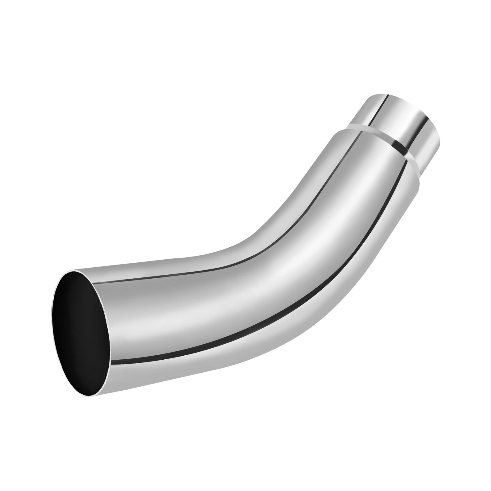 Chrome Bent Exhaust Adapter Tip – 5" Inlet – 6", 7", 8" Outlet