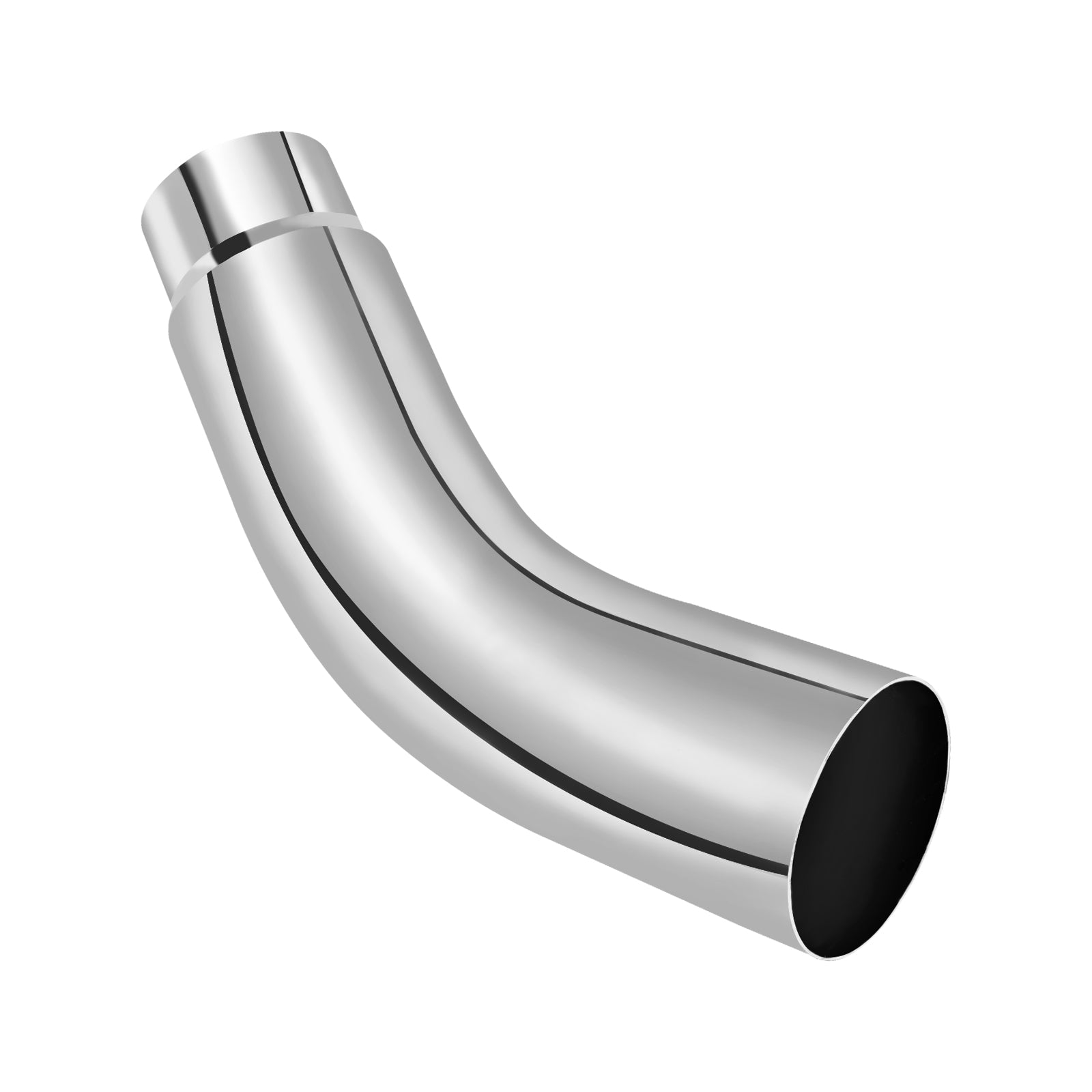 Chrome Bent Exhaust Adapter Tip – 5" Inlet – 6", 7", 8" Outlet