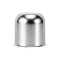 Chrome Push-On Axle Nut Cover – Small Tapered Dome – 3.03" × 3.31" (LT1)